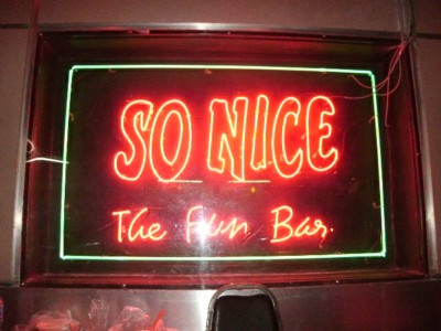 So Nice sign